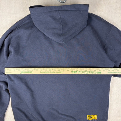 World of Warcraft Y2K Frost Resistance Blizzard Jinx Large Zip Up Hoodie