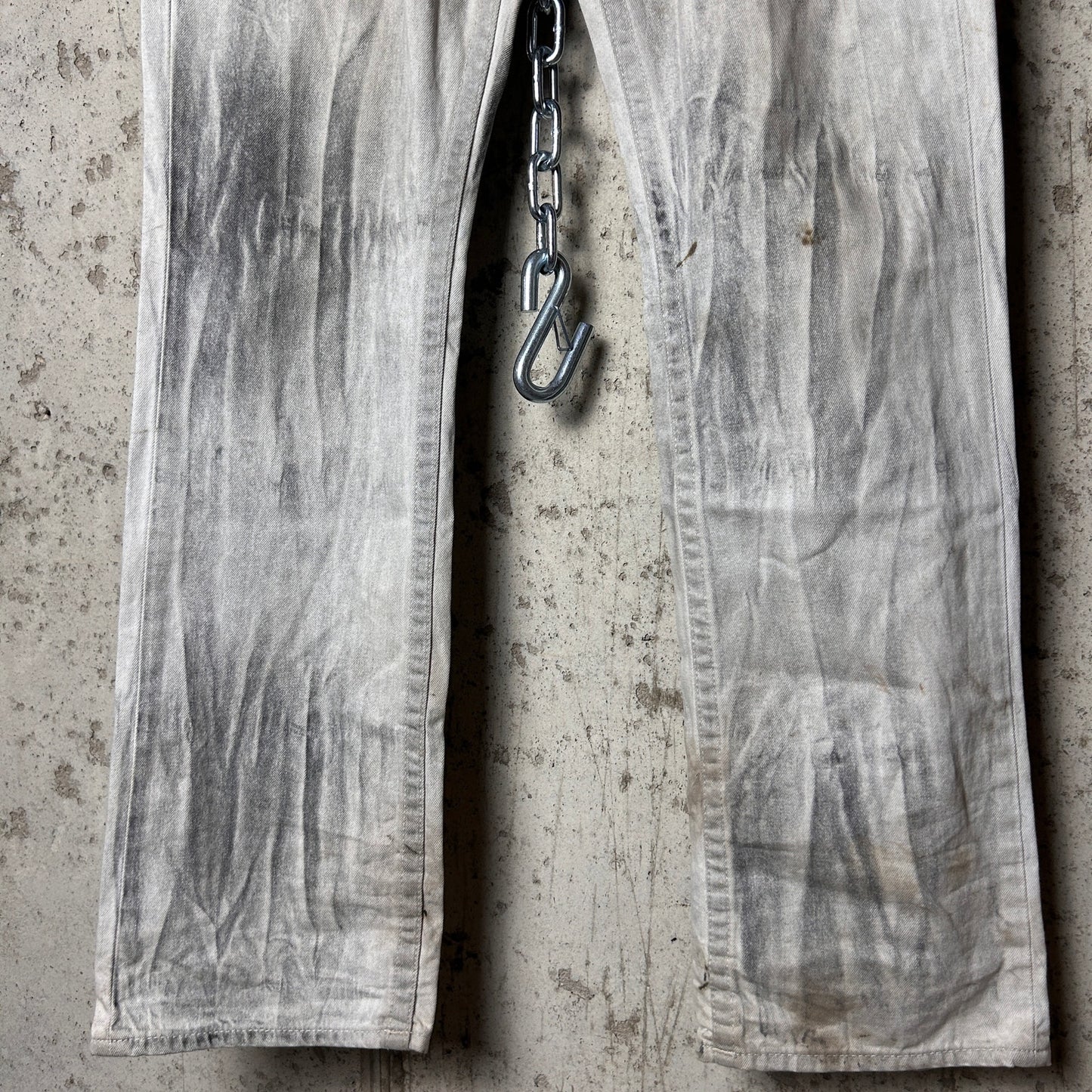 True Religion World Tour Kiss Of Death Wash 33" Cotton Straight Fit Jeans