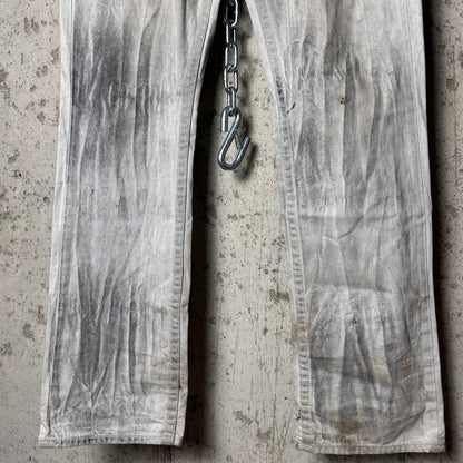 True Religion World Tour Kiss Of Death Wash 33" Cotton Straight Fit Jeans