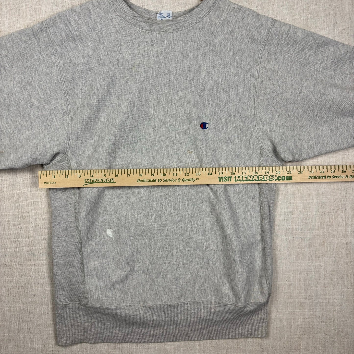 Vintage Champion Reverse Weave 90s Heather Grey XL Sweatshirt