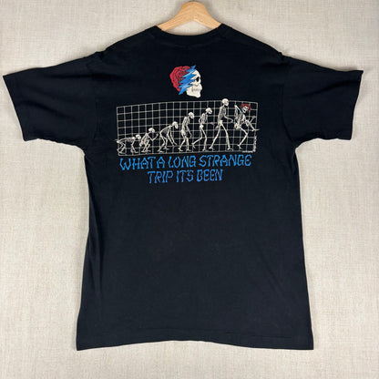 Vintage Grateful Dead Liquid Blue 1993 Evolution Long Strange Trip Shirt Large