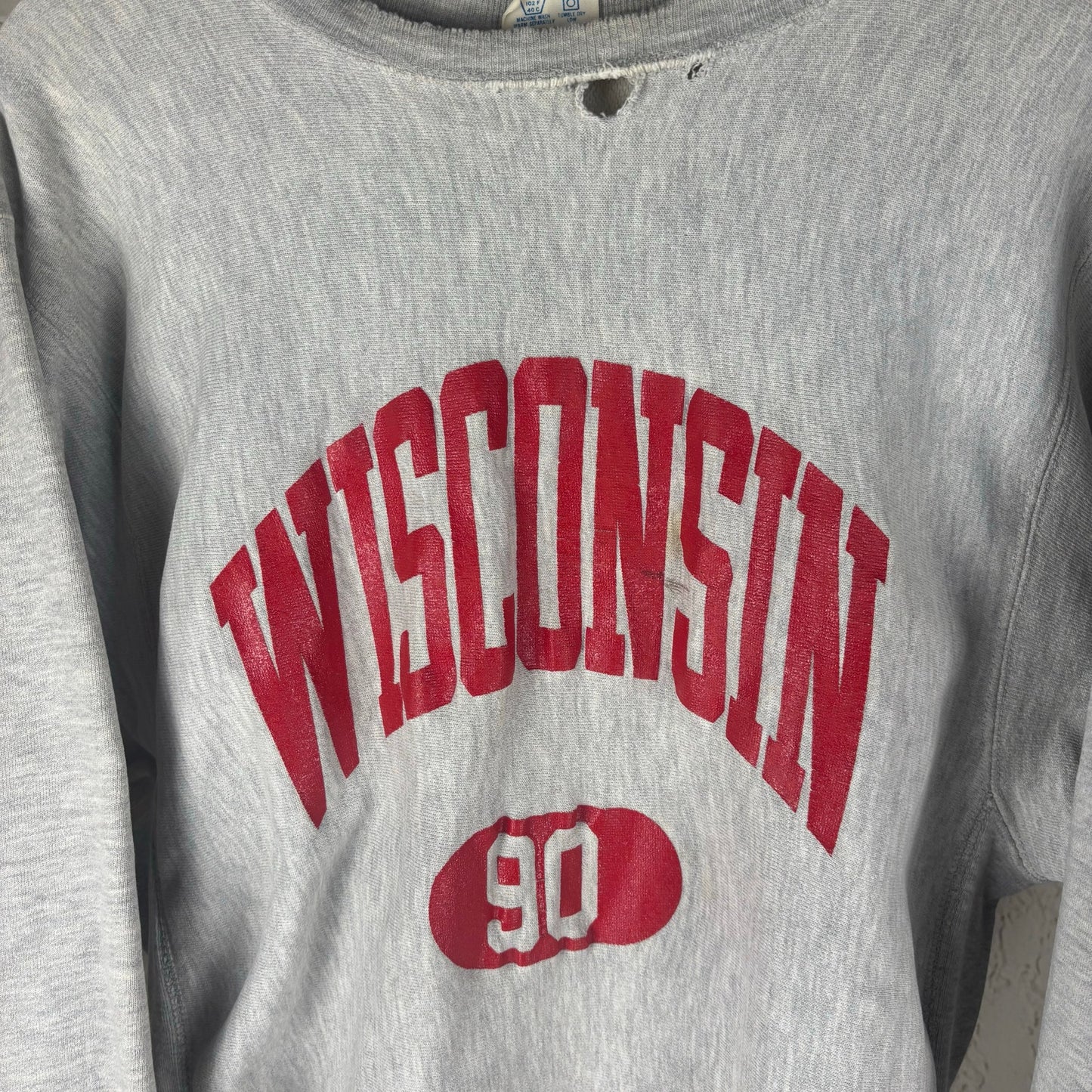 Madison Wisconsin University Champion Reverse Weave 90s XL