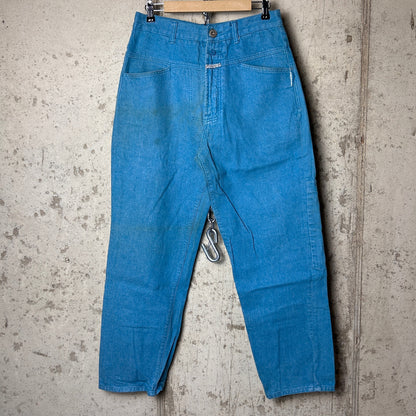 Marithe Francois Girbaud Brand X 34" Blue Straight Fit Cotton Denim Jeans