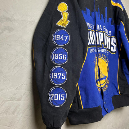 Golden State Warriors 4-Time NBA Champions Skyline GIII Carl Banks L 2015 Jacket