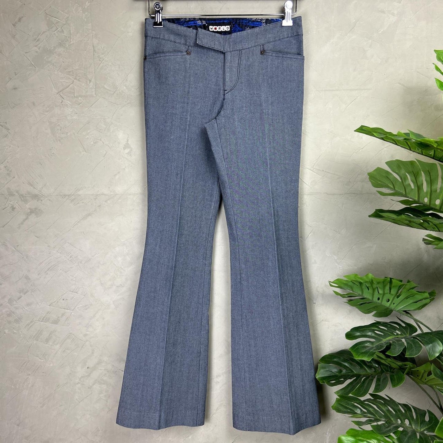 World X Y2K Business Cyber Womens Sz 6 Flared Pants