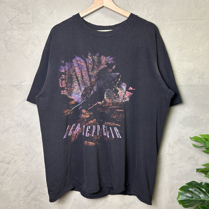 Led Zeppelin Zoso 90s XL Concert Tour Distressed Vintage Tee