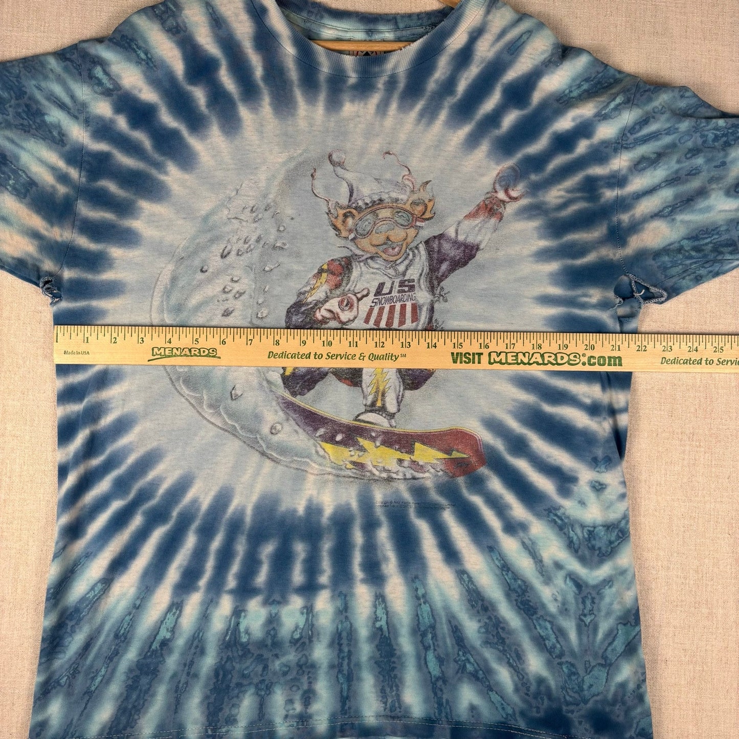 Vintage Grateful Dead Snowboarding Bear Distressed Large Band Longsleeve Shirt