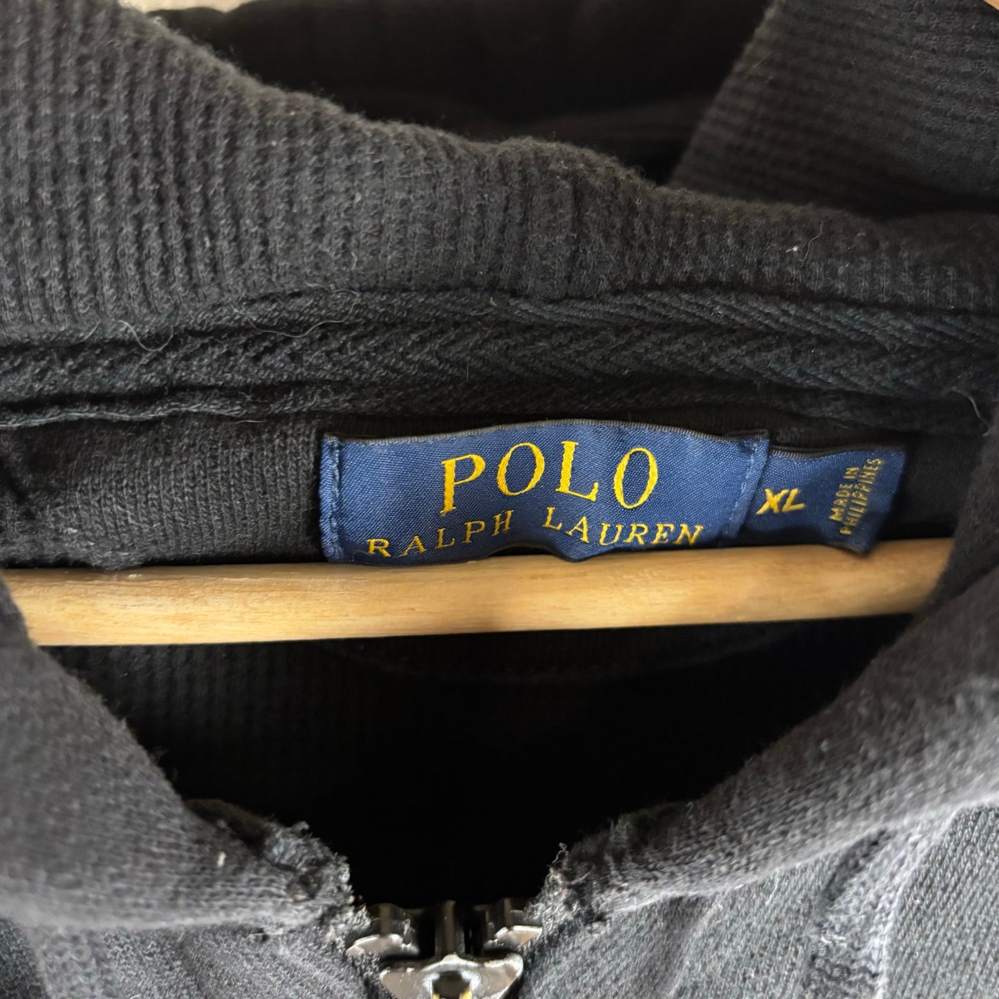 Polo Ralph Lauren Thermal Lined FZ Vest Hoodie XL Quilted Zip Up