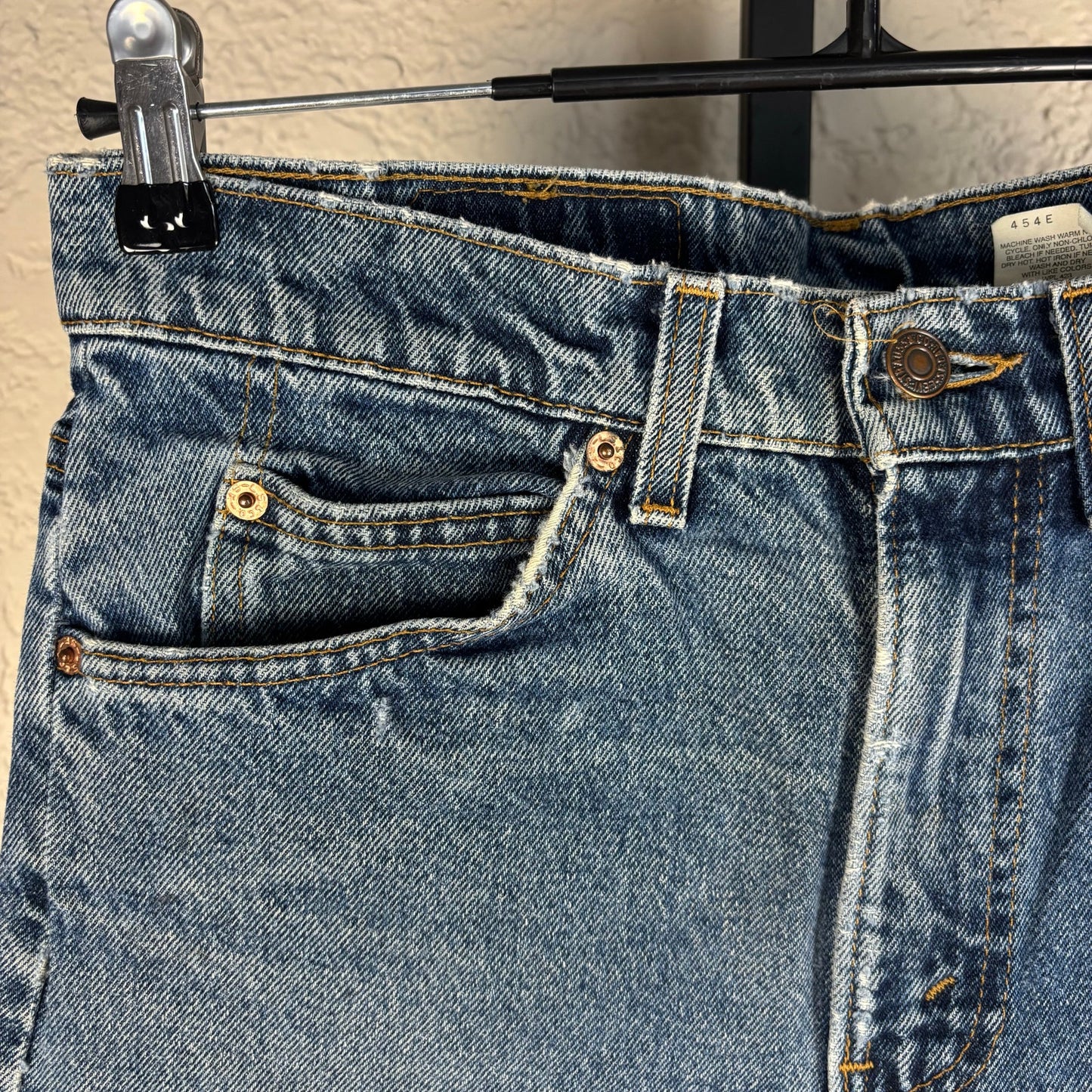 Vintage Levis 505 Orange Tab 31x32 Staight Fit Regular Mens Jeans