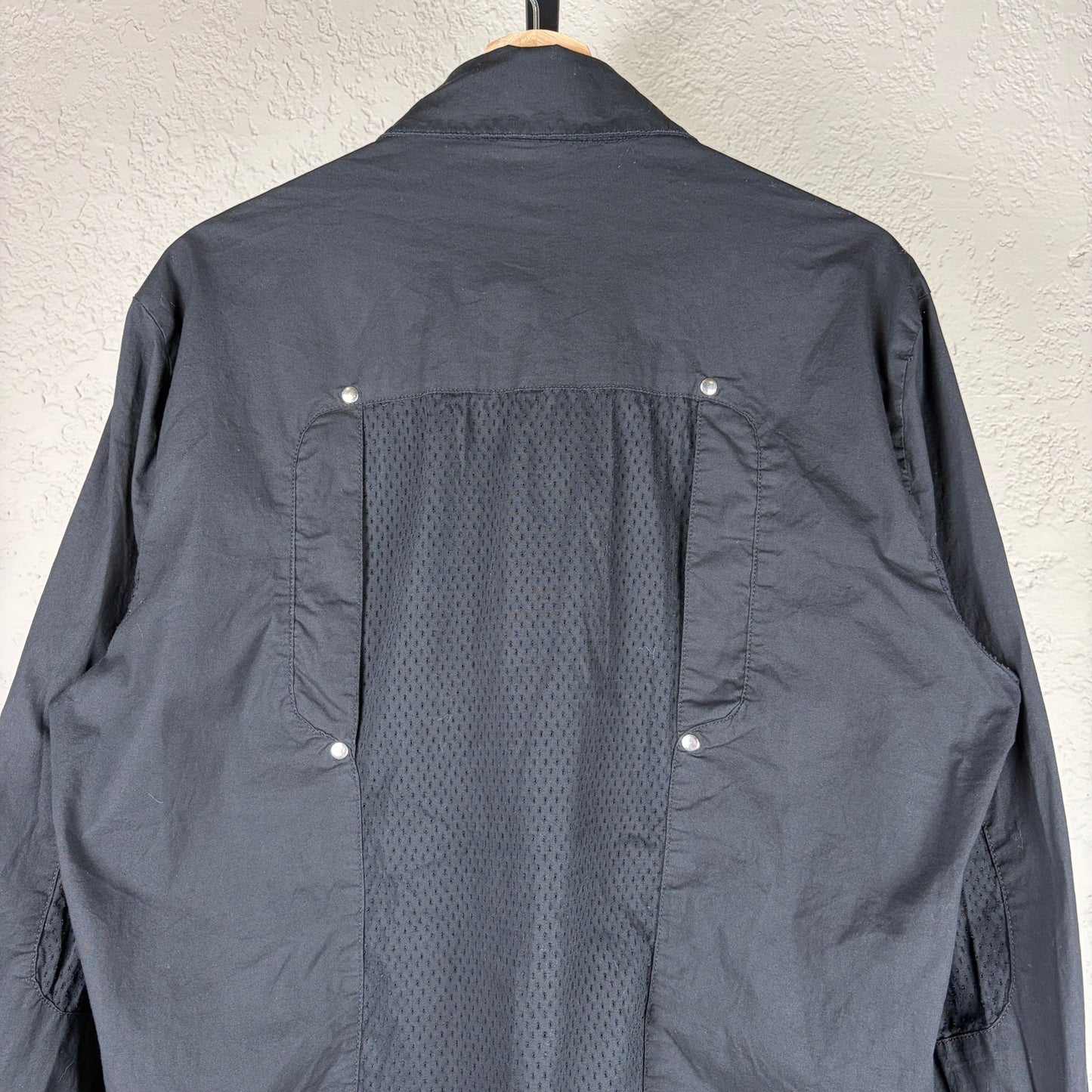 Lip Service Goth Perforated Mesh Trim Punk XXL Tripp Style Button Up Shirt