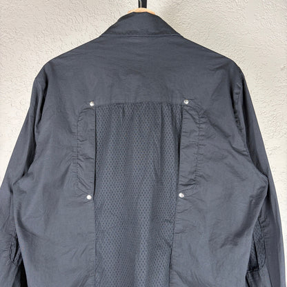 Lip Service Goth Perforated Mesh Trim Punk XXL Tripp Style Button Up Shirt