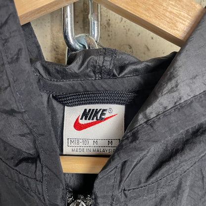 Nike White Tag 90s Hooded Spellout Medium Zip Up Windbreaker