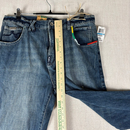 Foundation LRG Jeans Y2K NWT Embroidered Scallywag Skater Sz 36