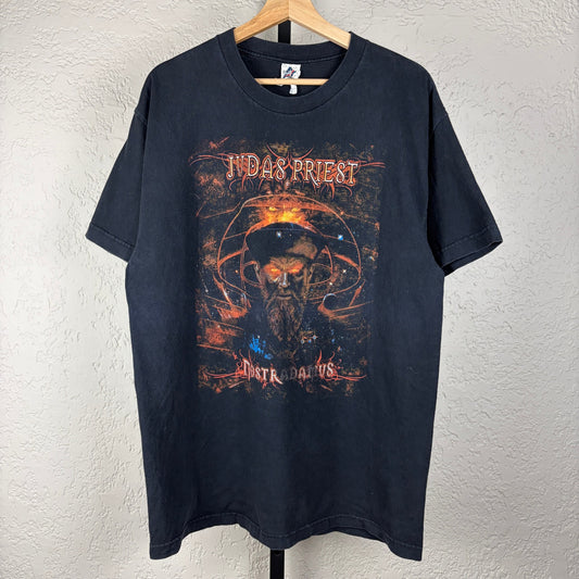 Judas Priest 2008 Nostradamus Large Metal Band Tee