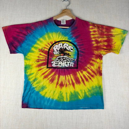 Rare Earth Band Tie Dye Y2K Hippie Large Shirt
