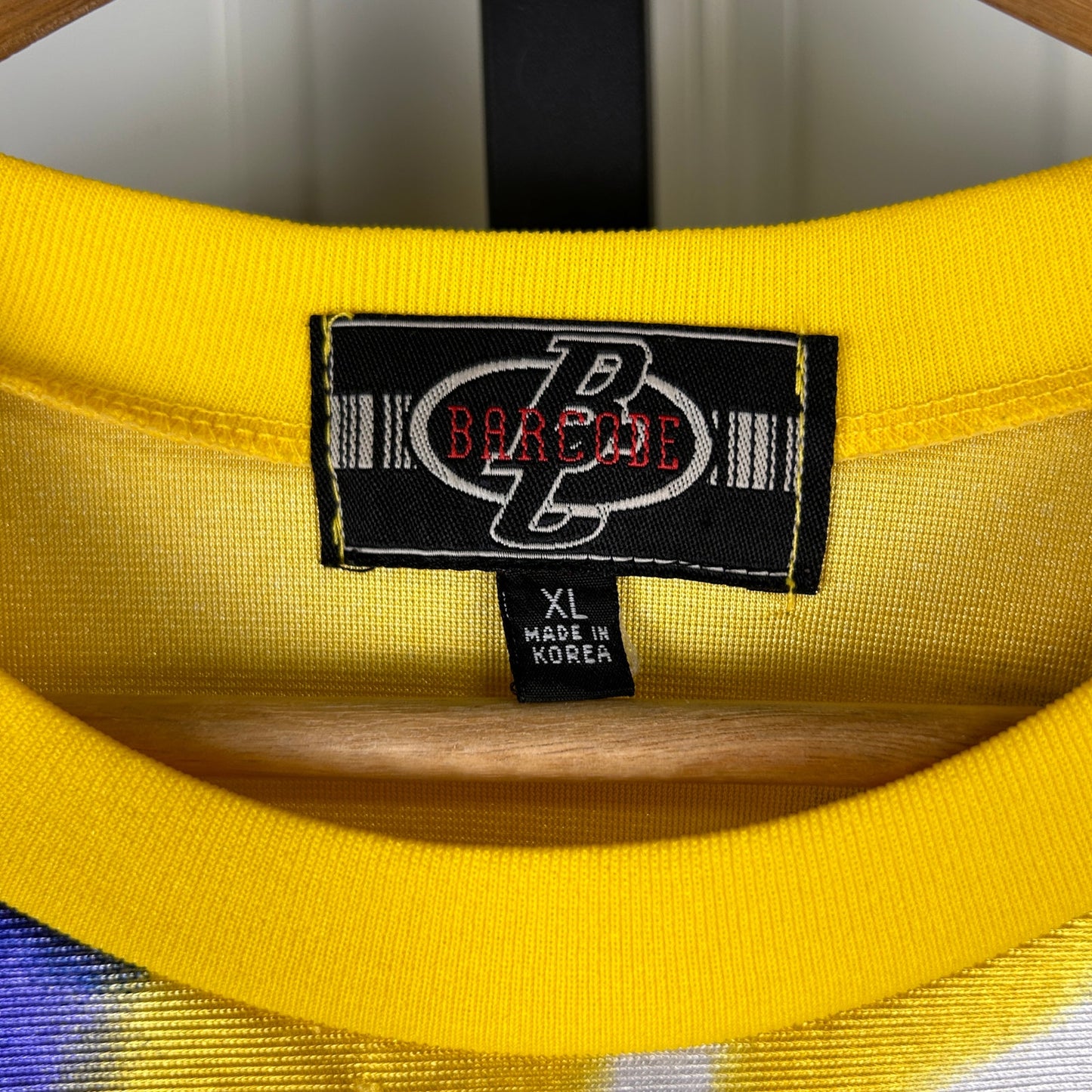 Speed Barcode Rage Racing 69 CRAZY AOP Cyber XL NASCAR Tee