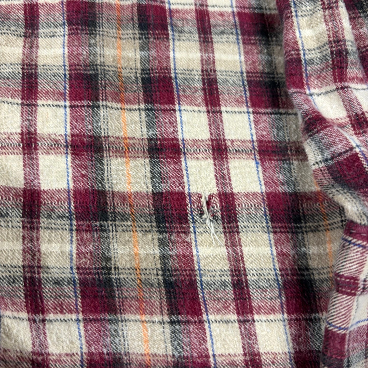 Vintage Lee Western Pearl Snap 70s Extra Long Tail Medium Distressed Plaid Shirt