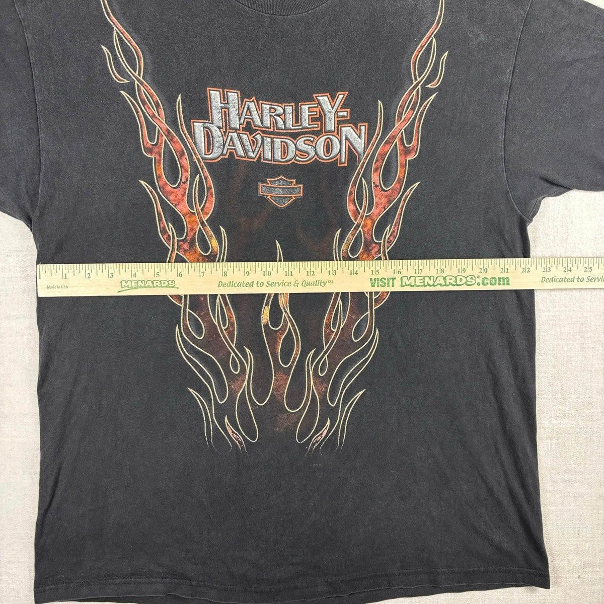 Vintage Harley Davidson V Flame 1998 Rare Biker Tee XL