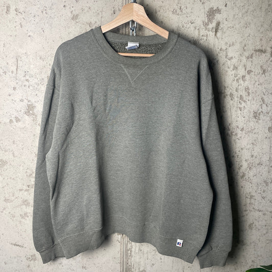 Vintage Russell Athletic Clay Green Large 2000s Made in Mexico Crewneck
