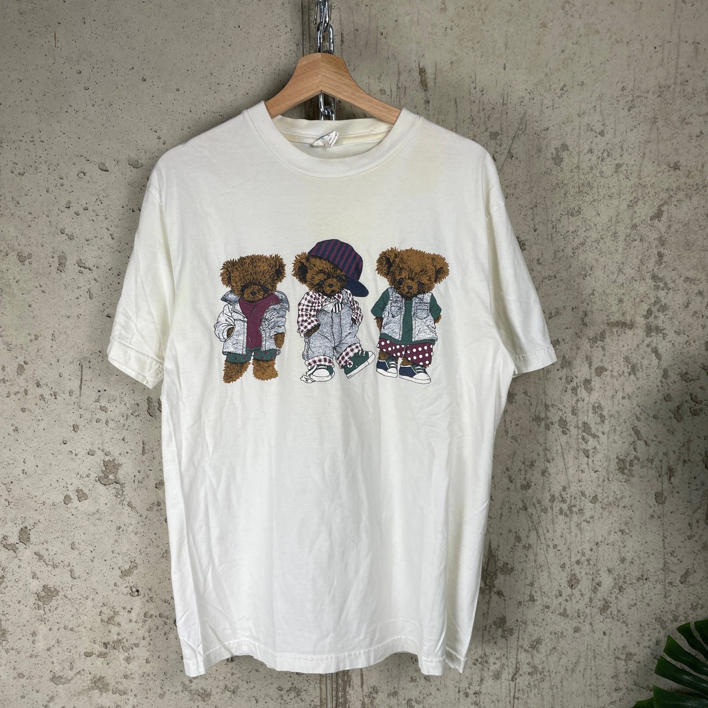 Vintage Polo Bear Style 3 Dressed Bears Large 90s Shirt