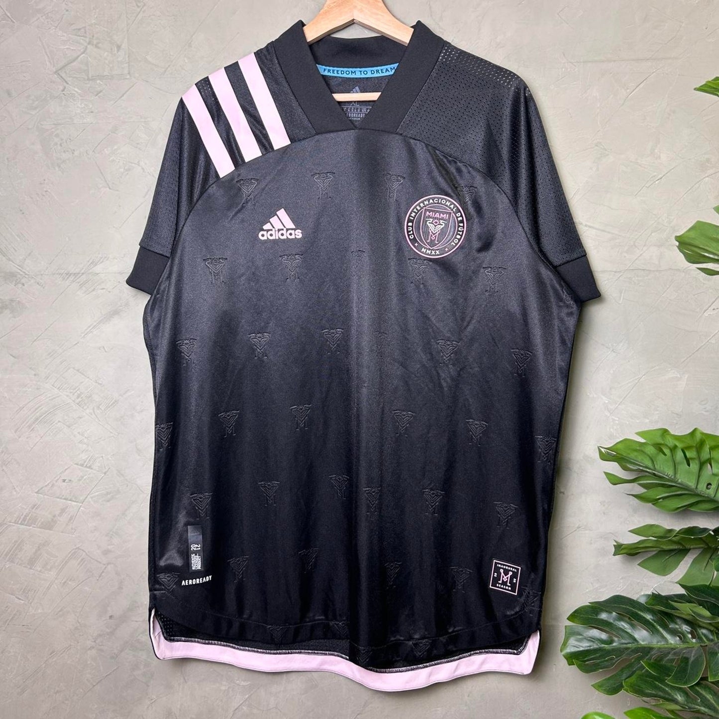 Messi Inter Miami Soccer Club 2021 Adidas Inaugural Season XL Jersey