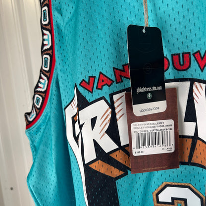 Vancouver Grizzlies NWT 96-97 Shareef Abdur-Rahim Mitchell And Ness 3XL Jersey