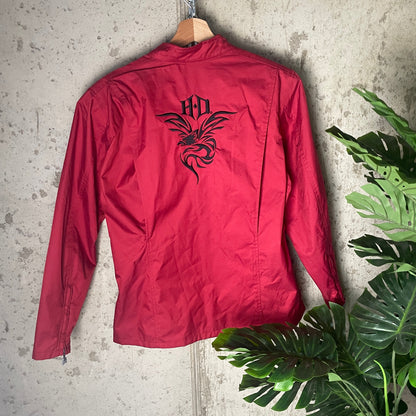 Harley Davidson Y2K Tribal Women's Medium Hot Pink Light Jacket