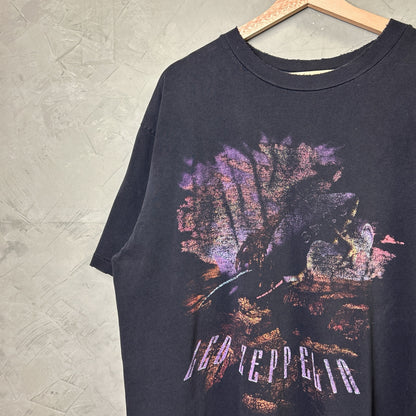 Led Zeppelin Zoso 90s XL Concert Tour Distressed Vintage Tee