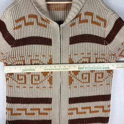 Vintage Pendleton Big Lebowski Westerly 1970s Original Cardigan Sweater Large
