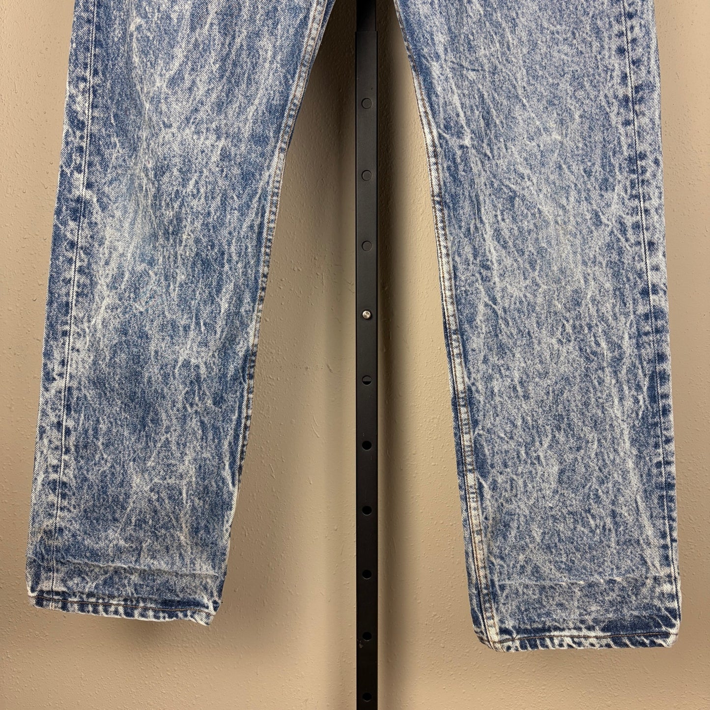 Vintage Levis 501 XX 80s Acid Wash Button Fly 29x30.5 USA Made Jeans