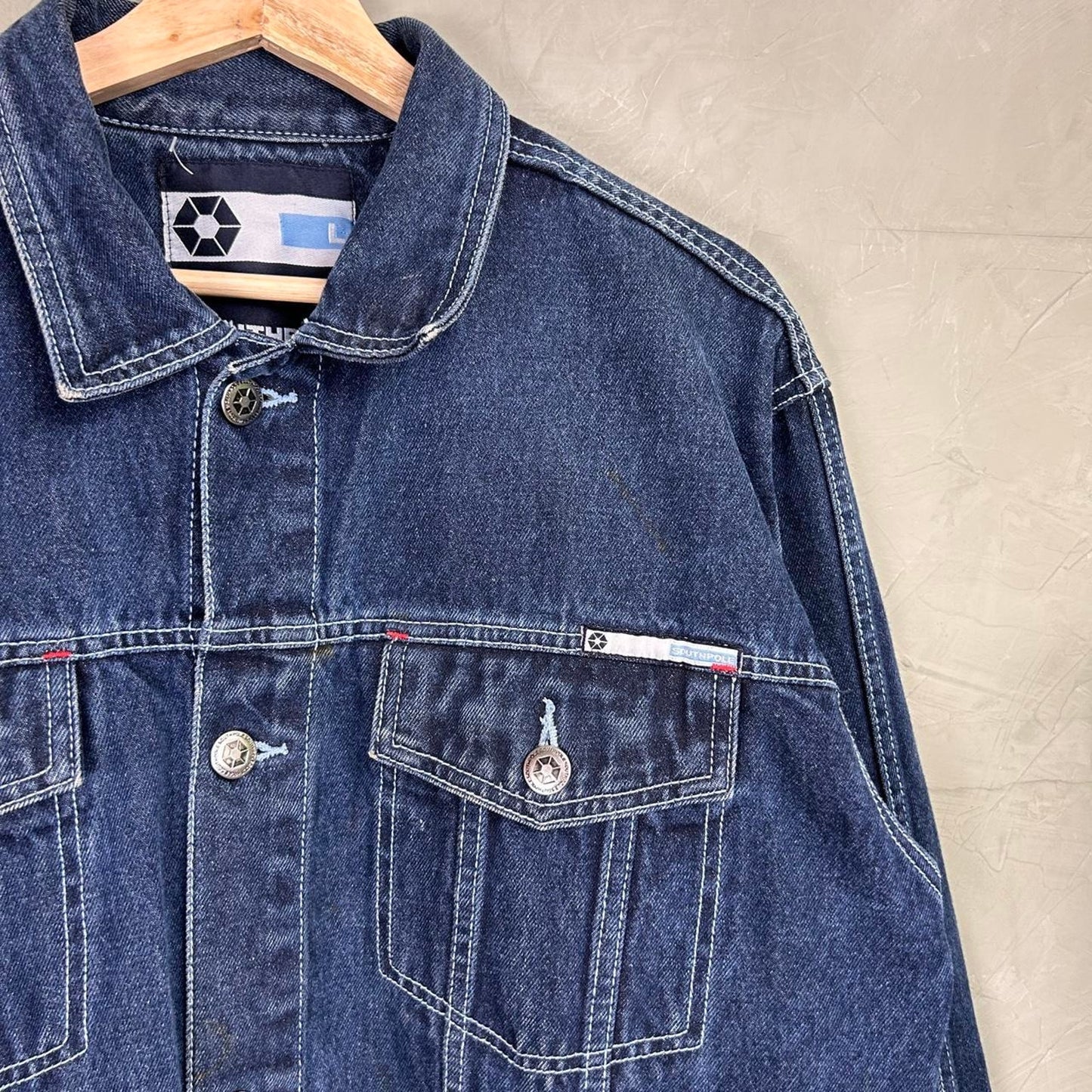 Southpole Denim Trucker Jacket Y2K Sz Large