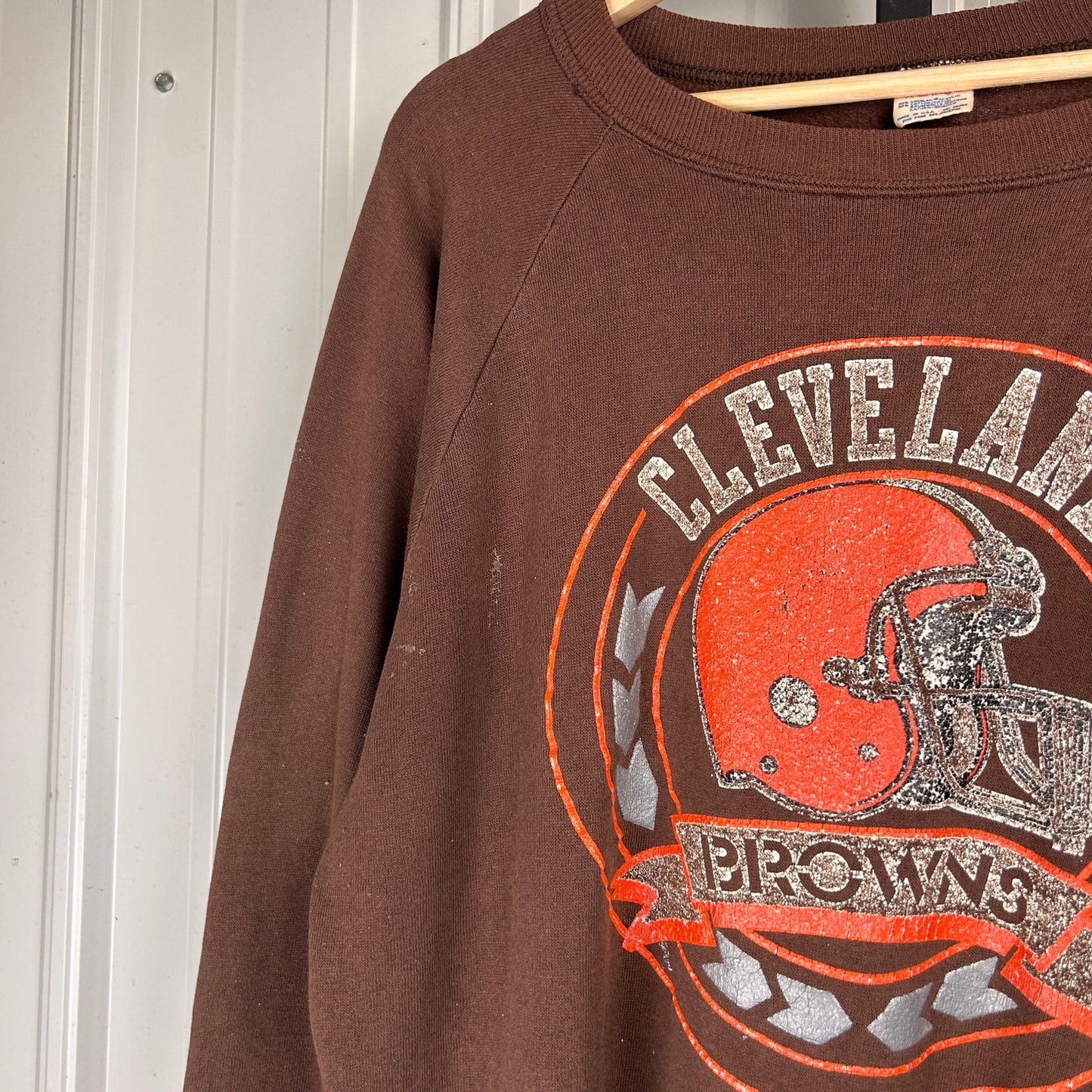 Cleveland Browns 1980s XL Champion NFL Made in USA Crewneck