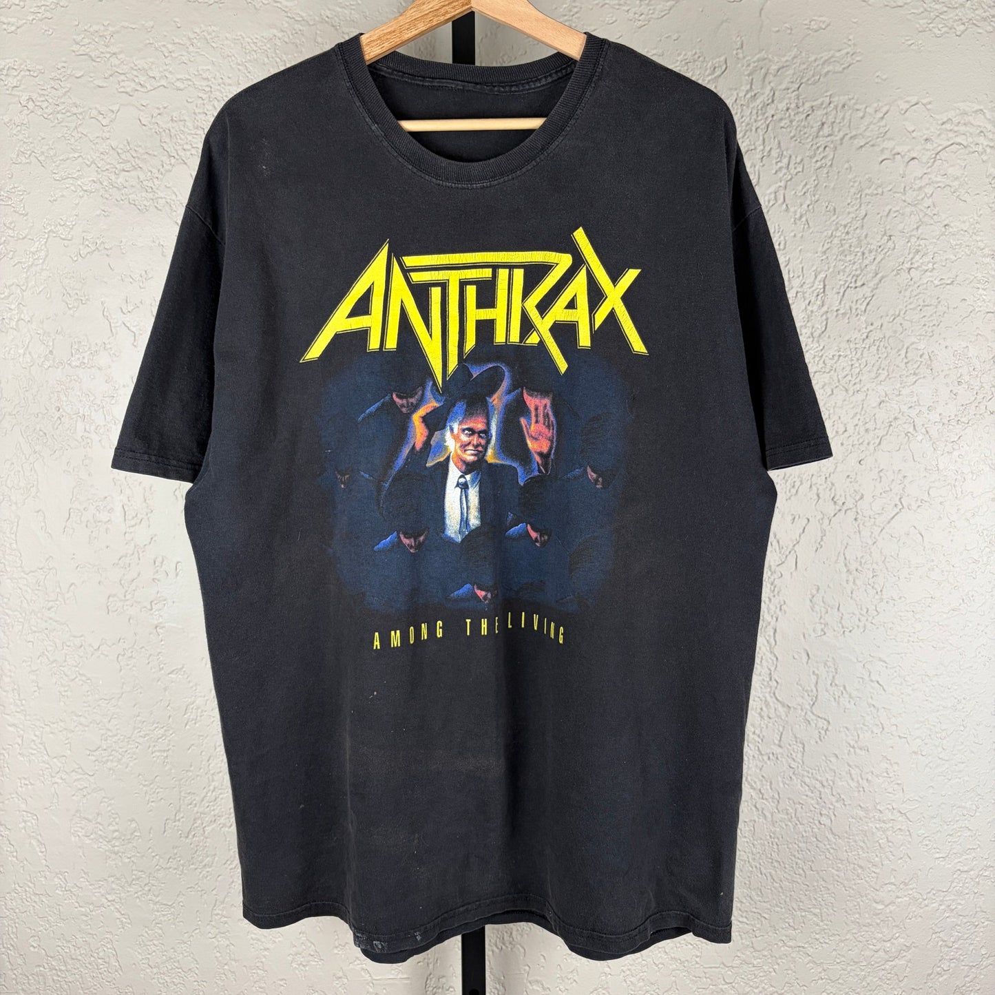 Anthrax Among The Living Y2K Tour Grunge XL Band Tee