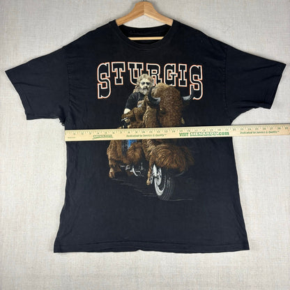 Vintage Harley Davidson Sturgis Buffalo 1992 Bike Rally Shirt Large