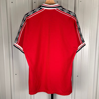 Manchester United Home Football Umbro Jersey 1998 Soccer Mens  L