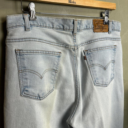 Levi’s Brown Tab 540 Flex Light Blue Wash Vintage Made in USA Jeans