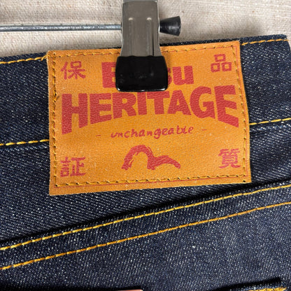 Evisu Heritage NWT Umi Yama Embroidered Y2K Sz 38 Jeans