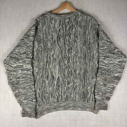 Vintage Coogi Style Croft And Barrow 3D Knit Large Sweater