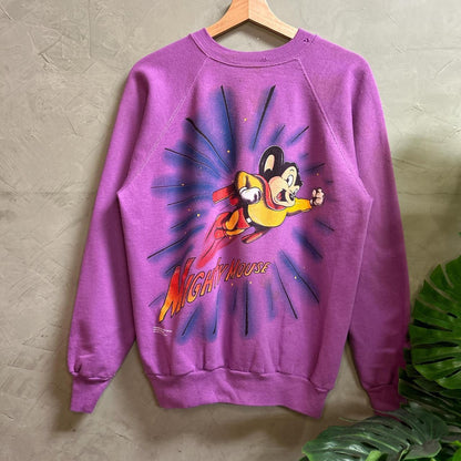 Mighty Mouse Crewneck Slightly Stained Large 1994