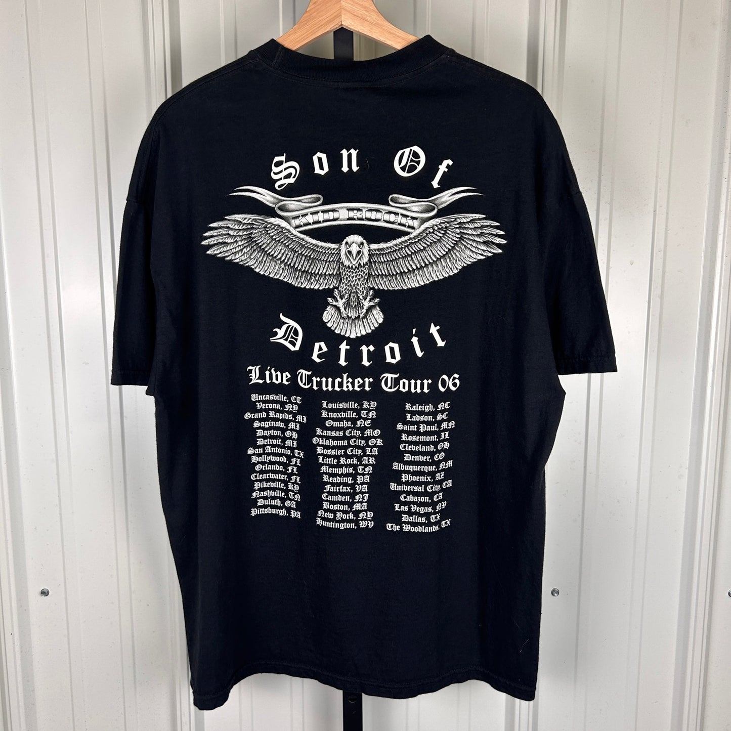 Kid Rock Son Of Detroit 2006 Tour XL Band Tee