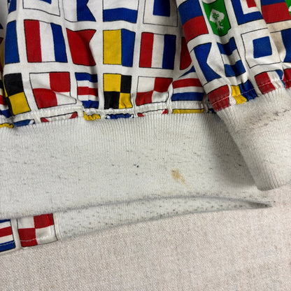 LRG Lifted Research Group World Flags AOP Y2K Zip Up Hoodie 3XL