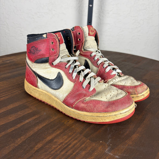 Jordan 1 Chicago 1985 Vintage Nike Original High Pair 4.5Y