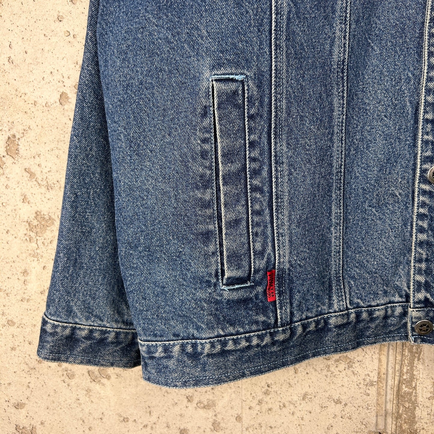 CRAZY South Pole Big Logo Embroidered NWT Y2K XL Jean Jacket