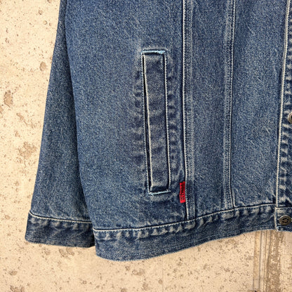 CRAZY South Pole Big Logo Embroidered NWT Y2K XL Jean Jacket