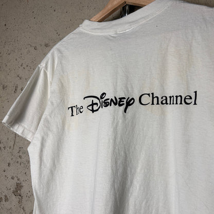Vintage Mickey Mouse Disney Channel Promo Large 80s Shirt