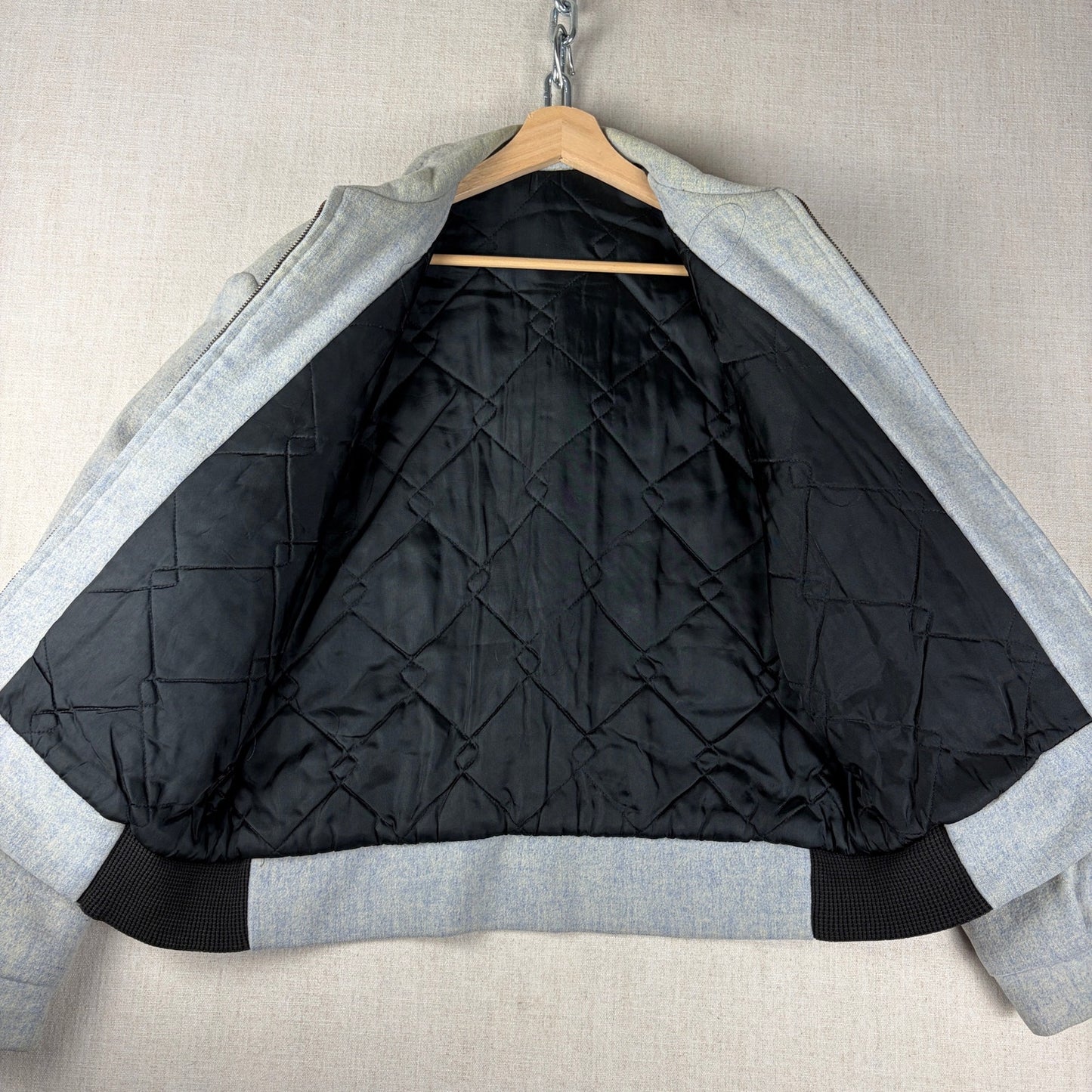 Vintage 1950s Rockabilly Fleck Pocket Loop Sport Ricky Jacket Large