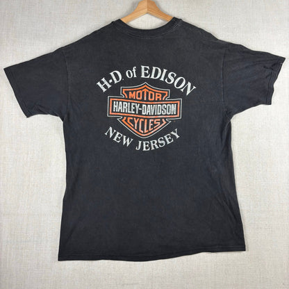 Vintage Harley Davidson V Flame 1998 Rare Biker Tee XL