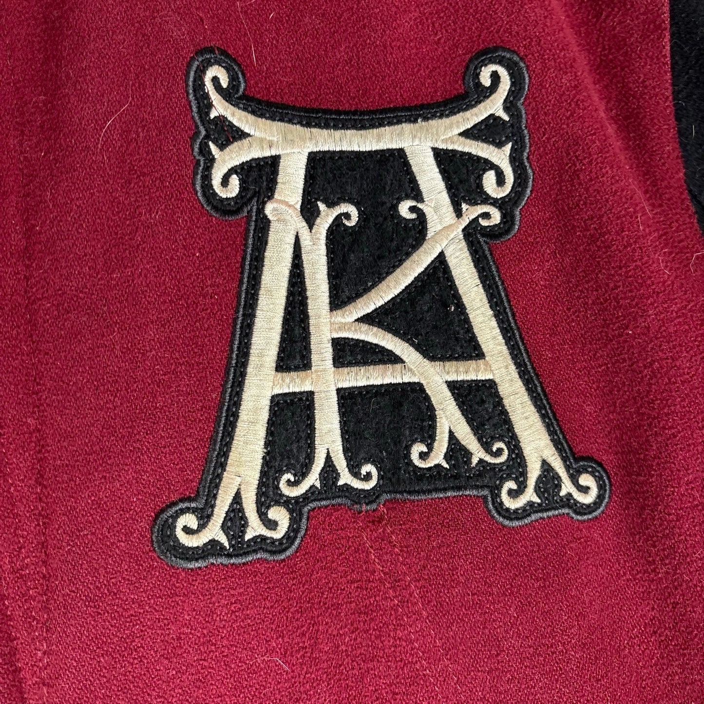 Akademiks Varsity Y2K 1999 Two Tone Embroidered Bomber Jacket XL