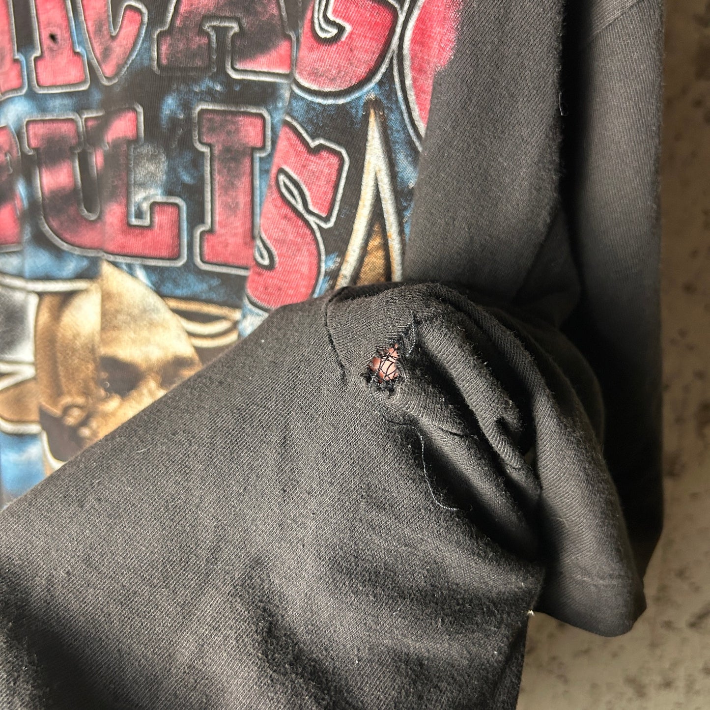 Chicago Bulls Rap Tee 1996 Michael Jordan Big Three World Championship XXL Shirt