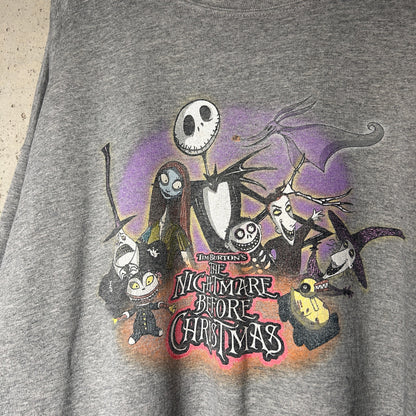 Tim Burton's Nightmare Before Christmas Vintage Disney Halloween Sweater XXL